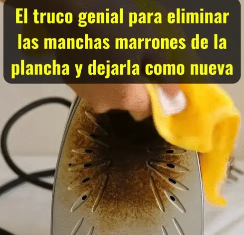 El truco genial para eliminar las manchas marrones de la plancha y dejarla como nueva 1