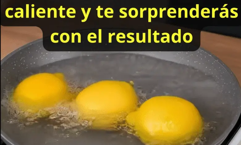 Agrega limón al agua caliente y te sorprenderás con el resultado 1