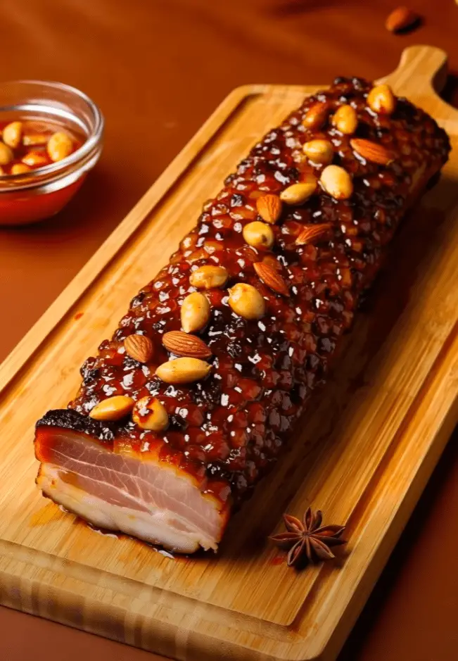 Lomo con Membrillo y Almendras: Sabor Español Dulce y Elegante