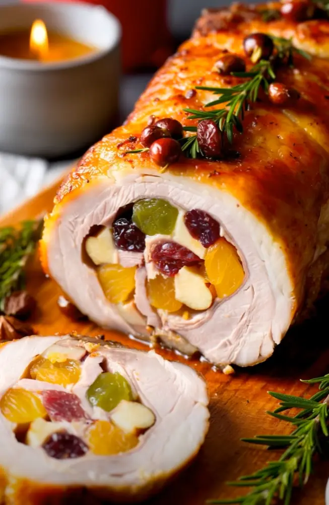 Lomo Navideño Relleno de Frutas Secas: ¡El Plato Estrella de las Fiestas!