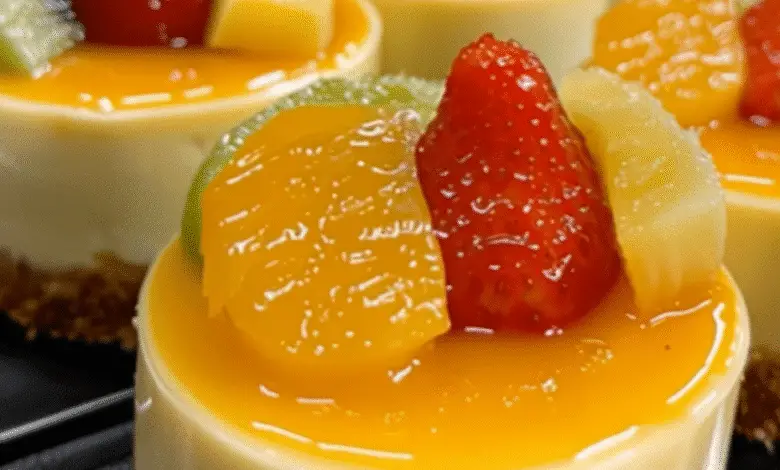 Vasitos de Cheesecake Tropical 1