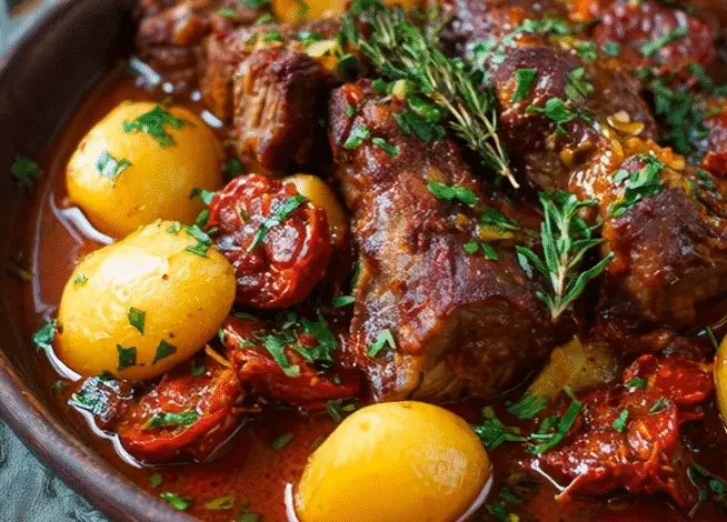 Lomo Estofado con Chorizo y Papas que Sabe a Nochebuena en Extremadura 1