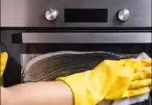 Como eliminar la grasa que se incrusta en la puerta y el cristal del horno