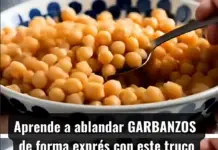 Aprende a ablandar garbanzos de forma exprés con este truco