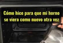 Cómo hice que mi horno se vieracomo nuevo otra vez.