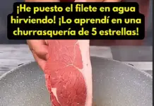 ¡He puesto el filete en agua hirviendo! ¡Lo aprendí en una churrasquería de 5 estrellas!