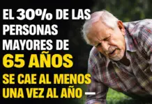 El 30% de las personas mayores de 65 años se cae al menos una vez al año — lo que debes hacer para evitarlo