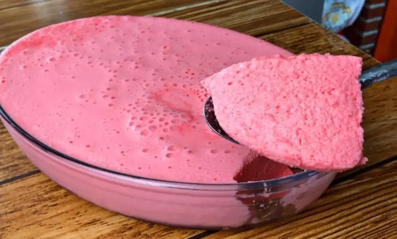 ¡Gelatina cremosa con solo 2 ingredientes! Súper fácil y deliciosa ¡Listo en 10 minutos! 1